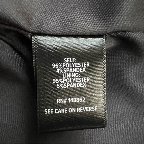 TORRID: Black Stripe Crepe Open Front Blazer 00 - Picture 11 of 12